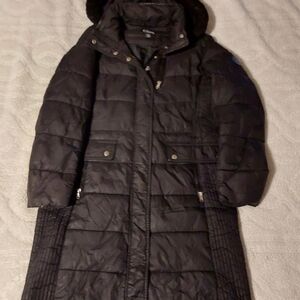 Chaps Women's Black Puffer Coat